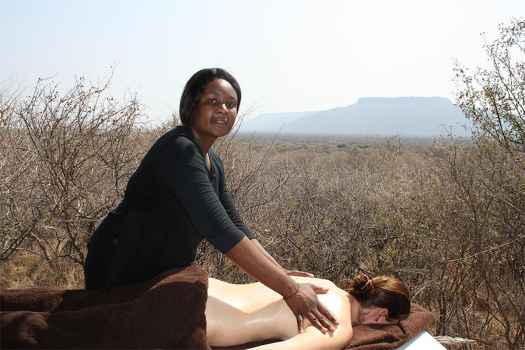Massage at the Waterberg