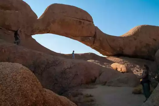 Rock arch at the Spitzkoppe