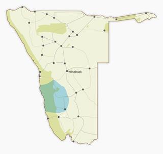 Sossusvlei region map