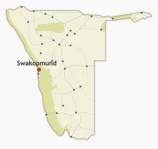 Swakopmund Karte