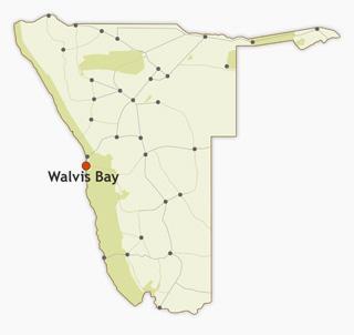 Walvis Bay Karte